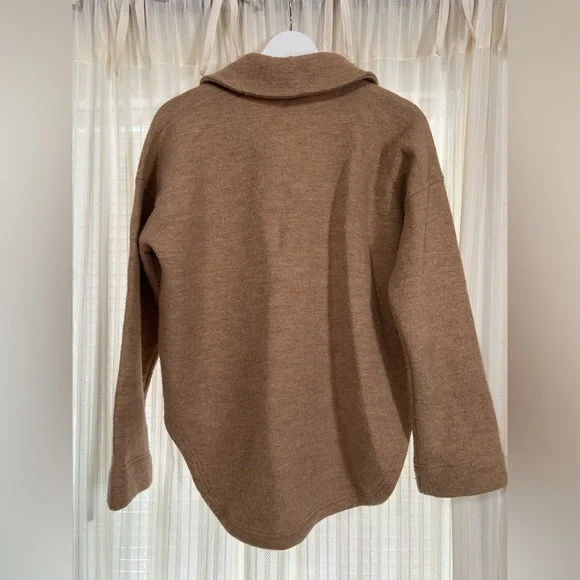 Madewell Wool Quarter-Zip Pullover Sweater - Picture 8 of 9